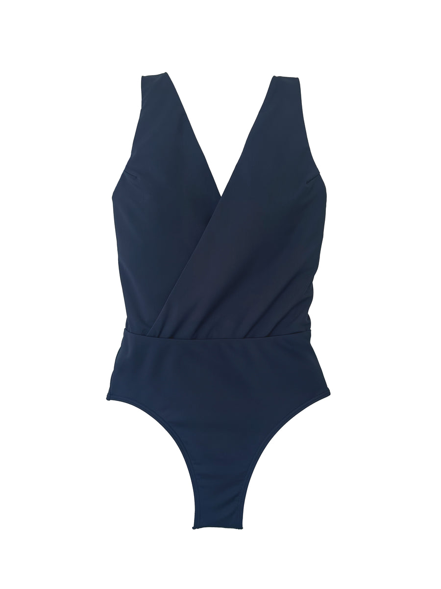 SISANDI SIDE OPENED CLASSIC ネイビー