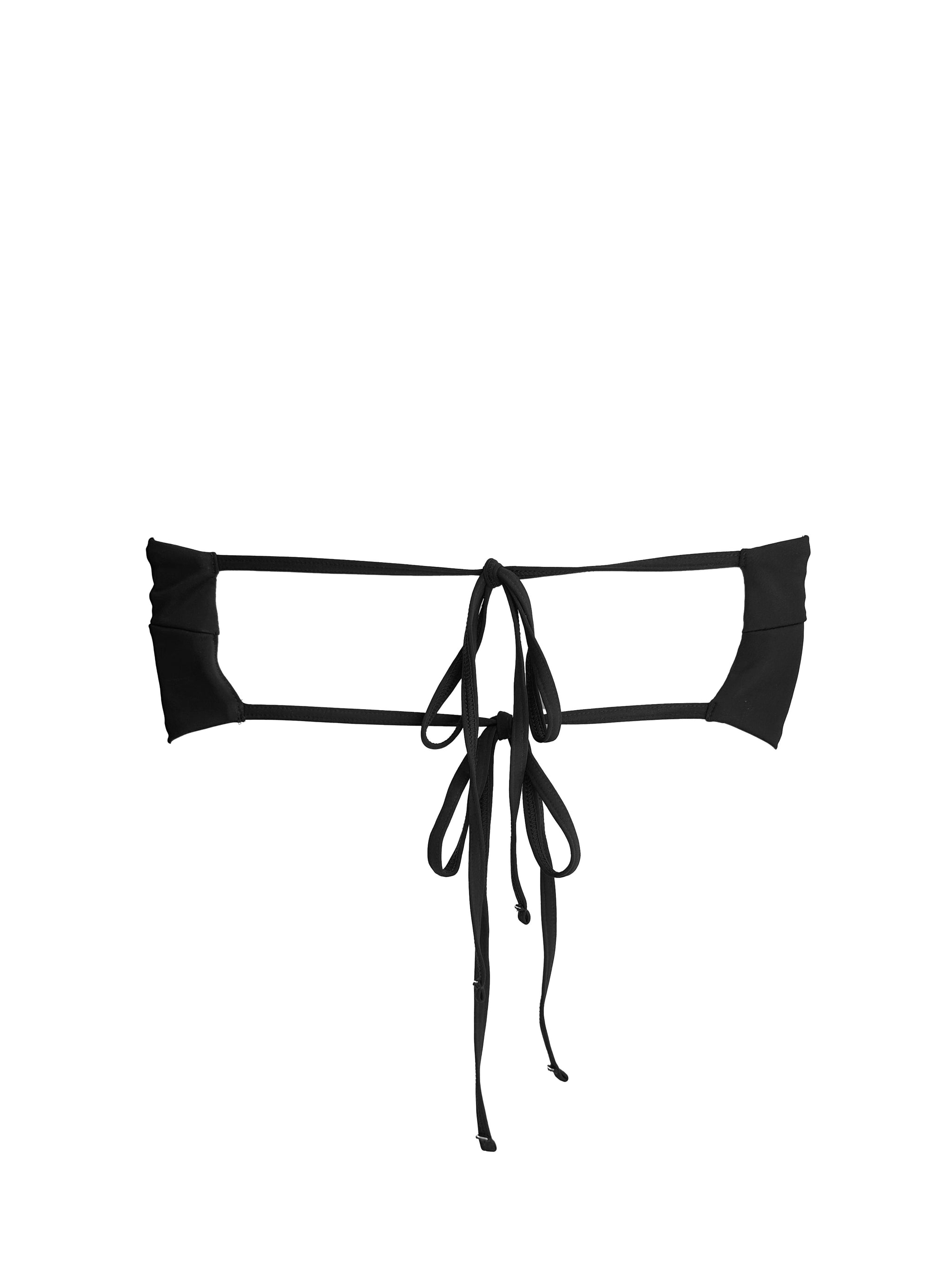 TIE BANDEAU - midnight black – SISANDI