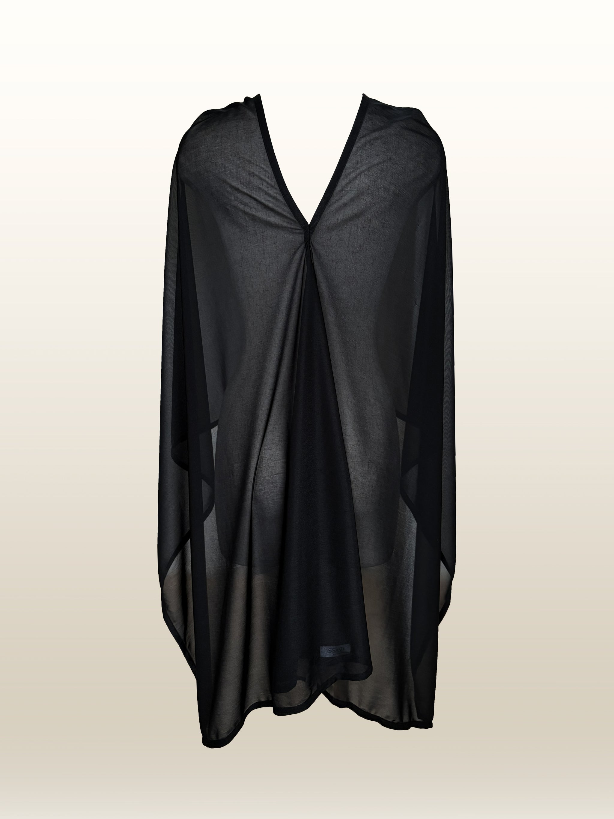 DRESS OVER CAPE - midnight black – SISANDI